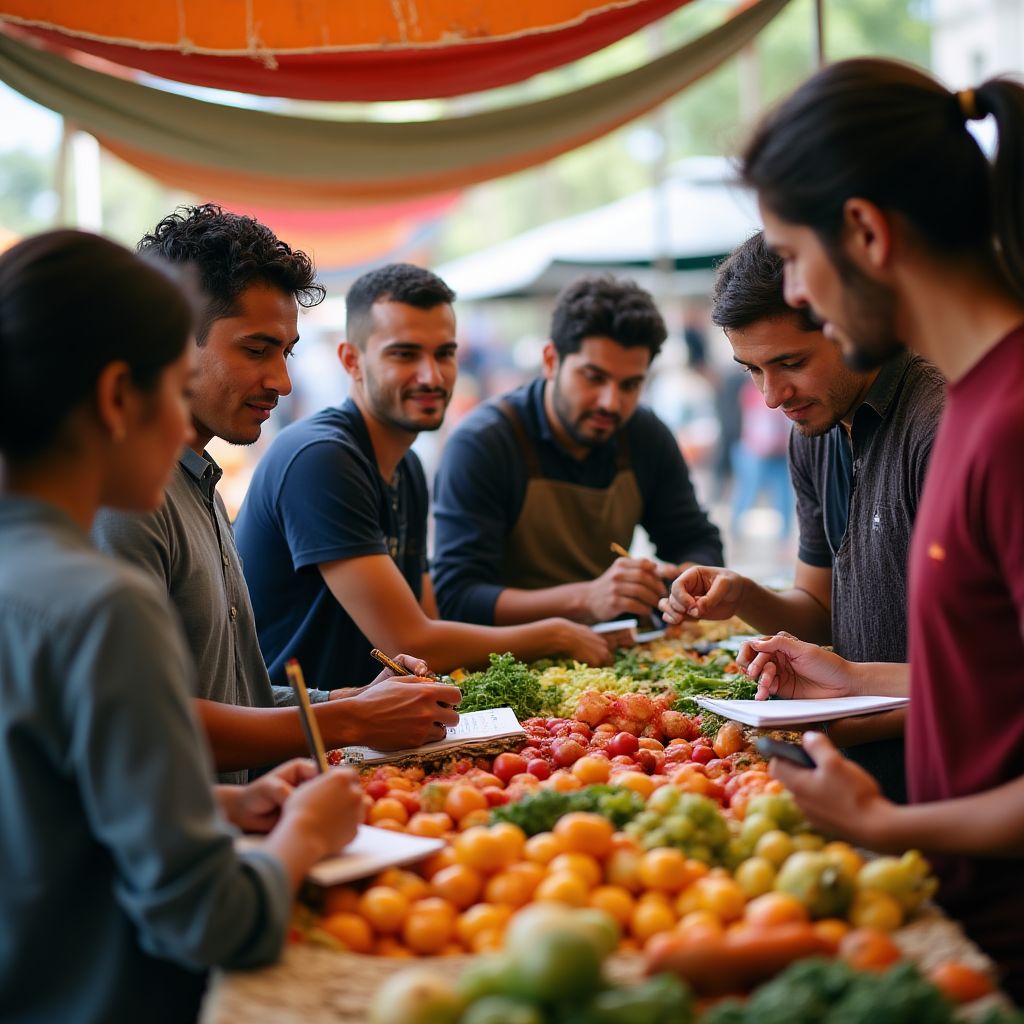 Equipo de investigación en trabajo de campo